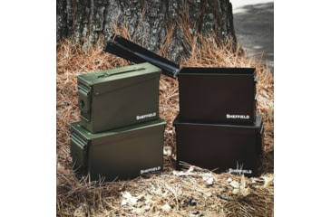 Image of Sheffield 30 Cal Metal Field Box, Black, 12641