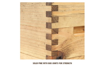 Image of Sheffield Standard Pine Craft Box, Crafted in USA Design, Brown, 12650-8