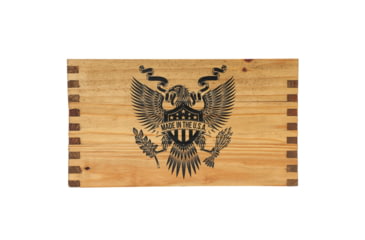 Image of Sheffield Standard Pine Craft Box, Crest Design, Brown, 12650-6