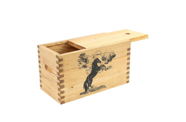 Image of Sheffield Standard Pine Craft Box, Mustang Design, Brown, 12650-3