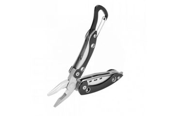 Image of Sheffield Wasp 8-In-1 Multi-Tool, 1.5in Drop Point Blade, 3in Aluminum Handle, Black, 12175