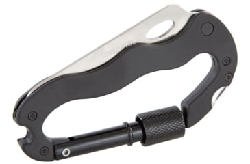Image of Sheffield Wilco 4-In-1 Carabiner Multi-Tool, Black, 12173