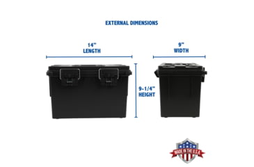 Image of Sheffield XL Field Box, Black, 12700