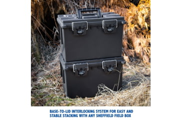 Image of Sheffield XL Field Box, Black, 12700