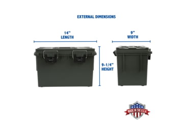 Image of Sheffield XL Field Box, Olive Drab Green, 12710