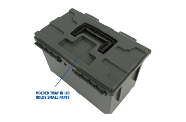 Image of Sheffield XL Field Box, Olive Drab Green, 12710