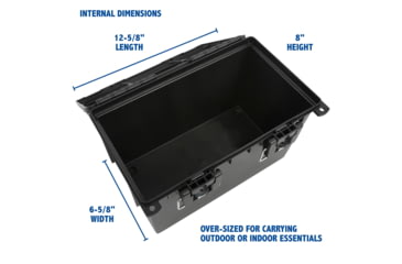 Image of Sheffield XL Field Box w/ Tray, Black, 12701