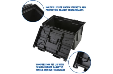 Image of Sheffield XL Field Box w/ Tray, Black, 12701