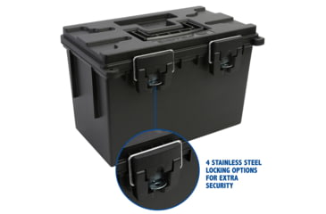 Image of Sheffield XL Field Box w/ Tray, Black, 12701