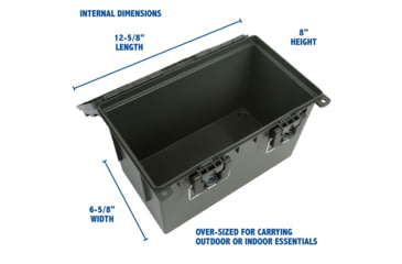 Image of Sheffield XL Field Box w/ Tray, Olive Drab Green, 12712