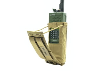 Image of Shellback Tactical Adjustable MBITR Radio Pouch, Molle compatible, Coyote, One Size, SBT-7040-CT