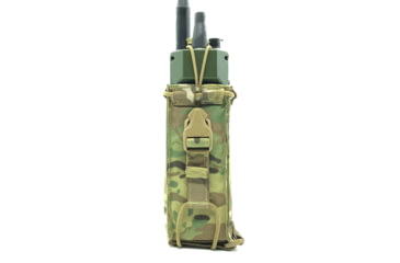 Image of Shellback Tactical Adjustable MBITR Radio Pouch, Molle compatible, Multicam, One Size, SBT-7040-MC