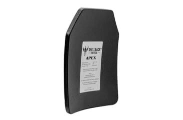 Image of Shellback Tactical Apex Level III ICW Superlight Armor Plate, Black, 10 x 12, SBT-ULW3ICW-SC-1012