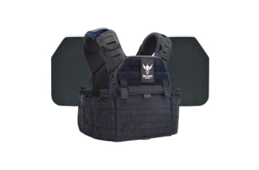 Image of Shellback Tactical Banshee Elite 2.0 Body Armor Kit with Level III+ Model P5mmSAO Armor Plates, Navy Blue, One Size, SBT-BANELT-P5MM-NB