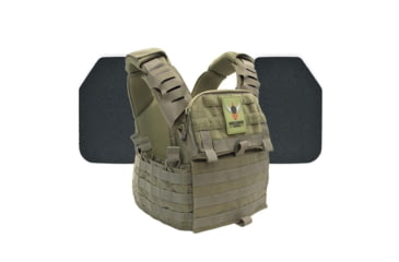 Image of Shellback Tactical Banshee Elite 2.0 Body Armor Kit with Level III+ Model P5mmSAO Armor Plates, Ranger Green, One Size, SBT-BANELT-P5MM-RG