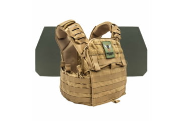 Image of Shellback Tactical Banshee Elite 2.0 Level IV Body Armor Kit with Model L410 Plates, Coyote, One Size, SBT-BANELT-L410-CT