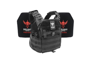 Image of Shellback Tactical Banshee Elite 2.0 Lightweight Level III Armor System, Black, One Size, SBT-BANELT-LON-III-P-BK