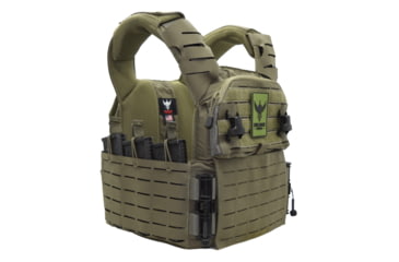 Image of Shellback Tactical Banshee Elite 3.0 Lightweight Level III Armor System, SAPI Cut, Single Curved, 10x12in, Ranger Green, 2XL/3XL, SBT-BANELT3-LON-III-P-BK-2X3X