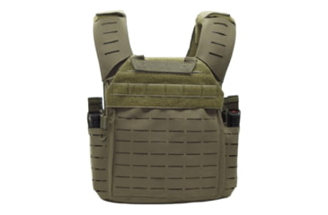 Image of Shellback Tactical Banshee Elite 3.0 Lightweight Level III Armor System, SAPI Cut, Single Curved, 10x12in, Ranger Green, 2XL/3XL, SBT-BANELT3-LON-III-P-BK-2X3X
