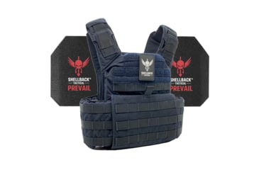Image of Shellback Tactical Banshee Rifle Level III Steel Plates Armor Kit, Navy Blue, One Size, SBT-BANRIF-AR1000-NB