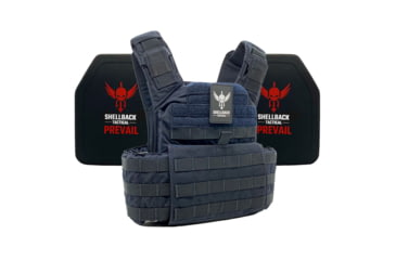 Image of Shellback Tactical Banshee Rifle Lightweight Level IV Ceramic Plates Armor Kit, Navy Blue, One Size, SBT-BANRIF-4SICMH-NB