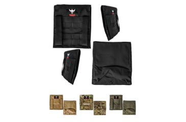 Image of Shellback Tactical Banshee Side Armor Plate Pockets 6x6 Set of 2, Black, Coyote Tan, MultiCam, Ranger Green