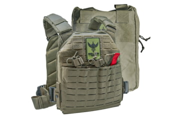 Image of Shellback Tactical Defender 2.0 Active Shooter Kit, Plate Carrier and Bag, Ranger Green, One Size, SBT-9040-RG