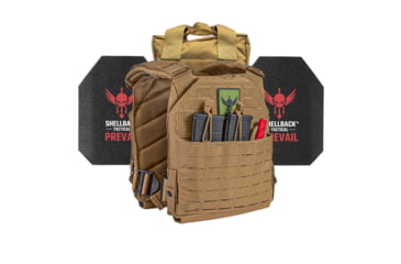 Image of Shellback Tactical Defender 2.0 Level III Steel Plates Armor Kit, Coyote, One Size, SBT-9040-AR1000-CT