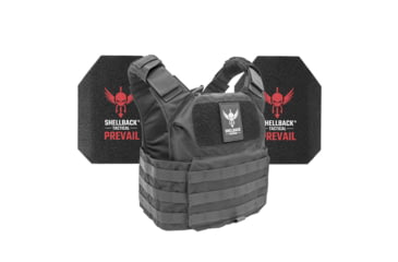 Image of Shellback Tactical Patriot Level III Steel Plates Armor Kit, Black, One Size, GSA-PATPC-AR1000-BK