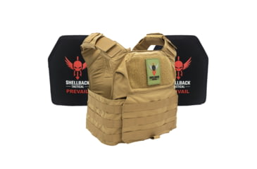 Image of Shellback Tactical Patriot Level IV Active Shooter Kit, Coyote, One Size, GSA-PATPC-ASK-CT