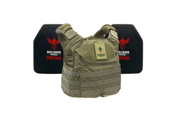 Image of Shellback Tactical Patriot Lightweight Level IV Ceramic Plates Armor Kit, Ranger Green, One Size, GSA-PATPC-4SICMH-RG