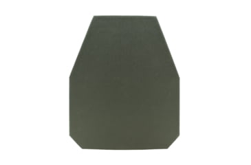 Image of Shellback Tactical Prevail Series Level IV 10 x 12 Swimmers Cut Hard Armor Plate, Black, 10 x 12, SBT-L410-10-12-RG