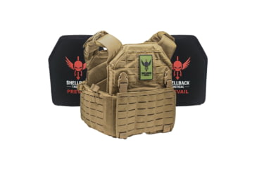 Image of Shellback Tactical Rampage 2.0 Active Shooter Kit with Two Level IV 1155 Plates, Coyote, One Size, SBT-9031-1155-CT