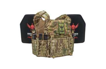 Image of DEMO, Shellback Tactical Rampage 2.0 Active Shooter Kit with Two Level IV 1155 Plates, Multicam, One Size, SBT-9031-1155-MC
