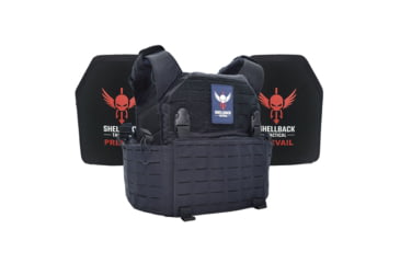 Image of USED Shellback Tactical Rampage 2.0 Active Shooter Kit with Two Level IV 1155 Plates, Navy Blue, One Size, SBT-9031-1155-NB, EDEMO1