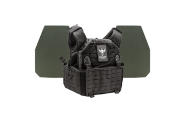 Image of Shellback Tactical Rampage 2.0 Level IV Body Armor Kit with Model L410 Plates, Black, One Size, SBT-9031-L410-BK