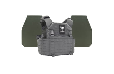 Image of Shellback Tactical Rampage 2.0 Level IV Body Armor Kit with Model L410 Plates, Wolf Grey, One Size, SBT-9031-L410-WG