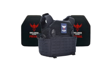 Image of Shellback Tactical Rampage 2.0 Lightweight Level IV Ceramic Plates Armor Kit, Navy Blue, One Size, SBT-9031-4SICMH-NB