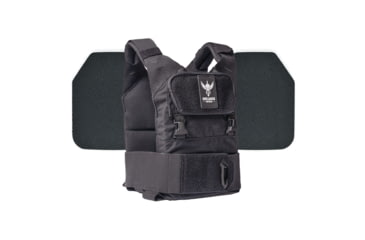 Image of Shellback Tactical Stealth 2.0 Body Armor Kit with Level III+ Model P5mmSAO Armor Plates, Black, One Size, SBT-STLTHPC2-P5MM-BK
