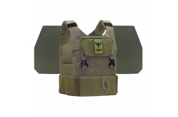 Image of Shellback Tactical Stealth 2.0 Level IV Body Armor Kit with Model L410 Plates, Ranger Green, One Size, SBT-STLTHPC2-L410-RG