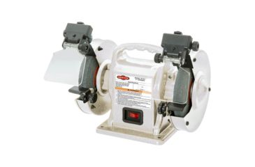 Image of Shop Fox Portable Bench Grinder with LEDs, 6in, W1871