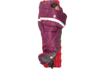 Image of Sierra Designs Backcountry Bed 650F 20 Deg Sleeping Bag - Womens, Purple/White/Grey, Regular, 70603924R