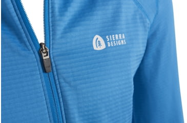 Image of Sierra Designs Cold Canyon Full-Zip Fleece Jacket - Mens, Majorca Blue/Grey, Small, 25595019MAJ-SM