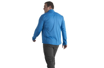 Image of Sierra Designs Cold Canyon Full-Zip Fleece Jacket - Mens, Majorca Blue/Grey, Small, 25595019MAJ-SM