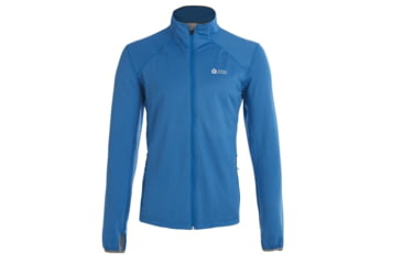 Image of Sierra Designs Cold Canyon Full-Zip Fleece Jacket - Mens, Majorca Blue/Grey, Small, 25595019MAJ-SM