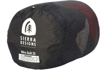 Image of Sierra Designs Nitro Quilt 800F 20 Degrees Sleeping Bags, Red/Yellow/Black, Regular, 80710524R