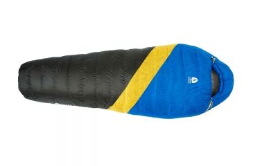 Image of Sierra Designs Nitro UL 35 Sleeping Bag 800 Dridown-Blue/Yellow/Peat-Regular