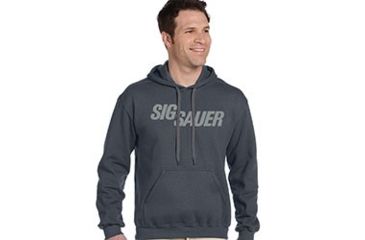 Image of SIG SAUER Hoodie, Grey, 2XL, 8300475-2XL