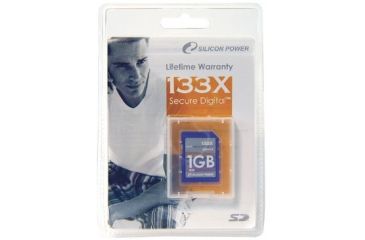Image of Silicon Power Secure Digital 133X Hi-Speed Memory Card - 1GB / 2GB