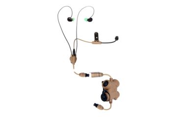 Image of Silynx Clarus Systems Headset Kit - Clarus Control Box, In-Ear Headset with in-ear mic, Motorola APX Cable Adaptor, Tan CLAR-T-N-002